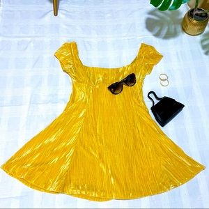 Velvet mini dress